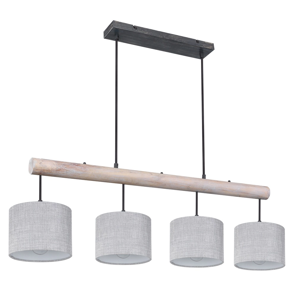 Lampe pendante de campagne Roger 4 lumières Globo 9007371409358