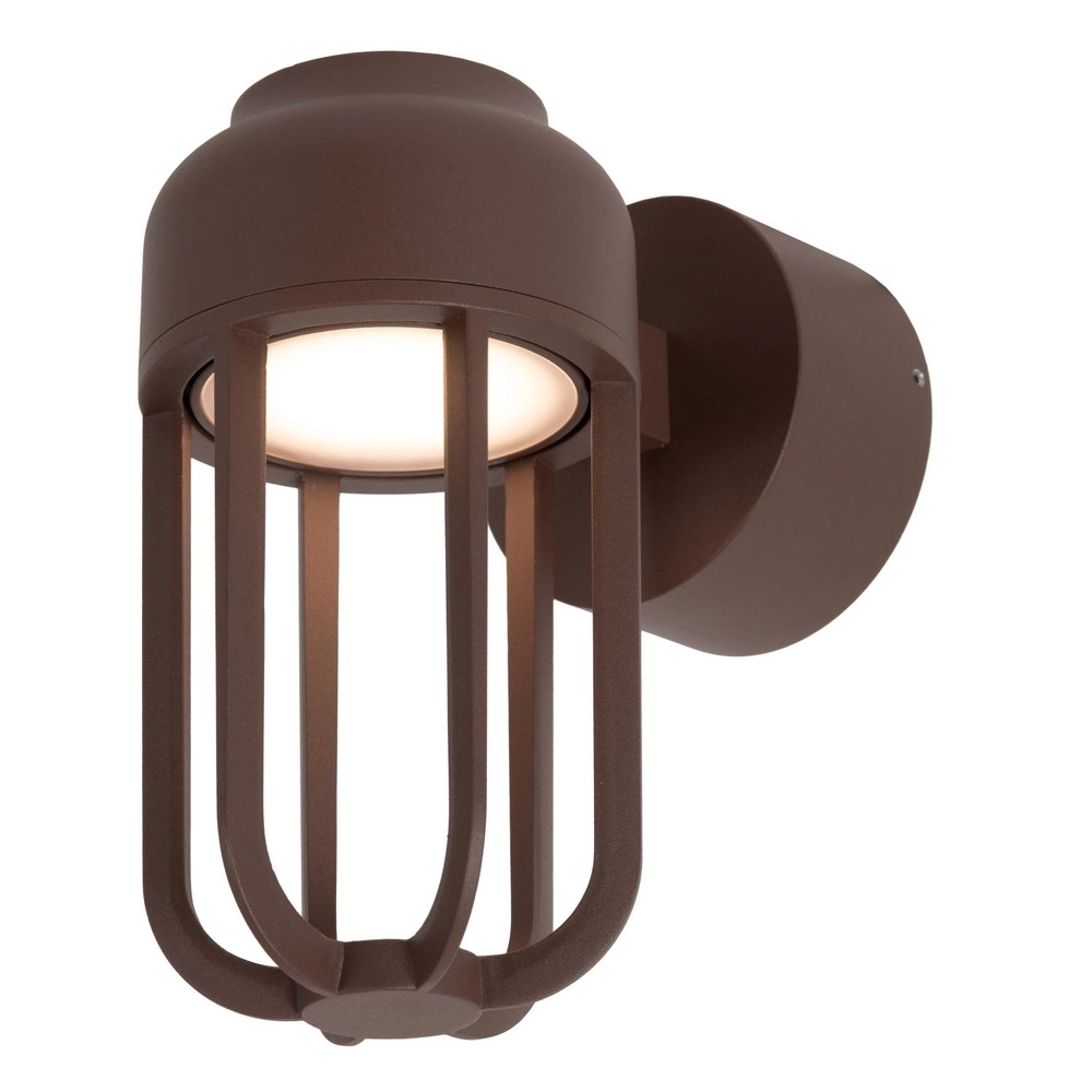 Lampe murale Wells Brun rouille Lucide 5411212334114