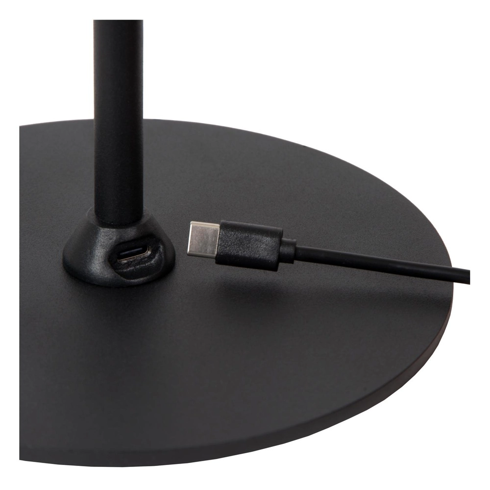 Lampe de table rechargeable Skanska Rech Café brun Lucide 5411212032140