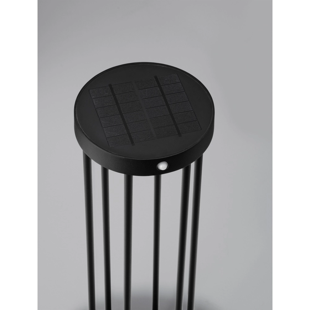 Lampe de jardin solaire Aigo anthracite 50cm Lyora 5212017449436