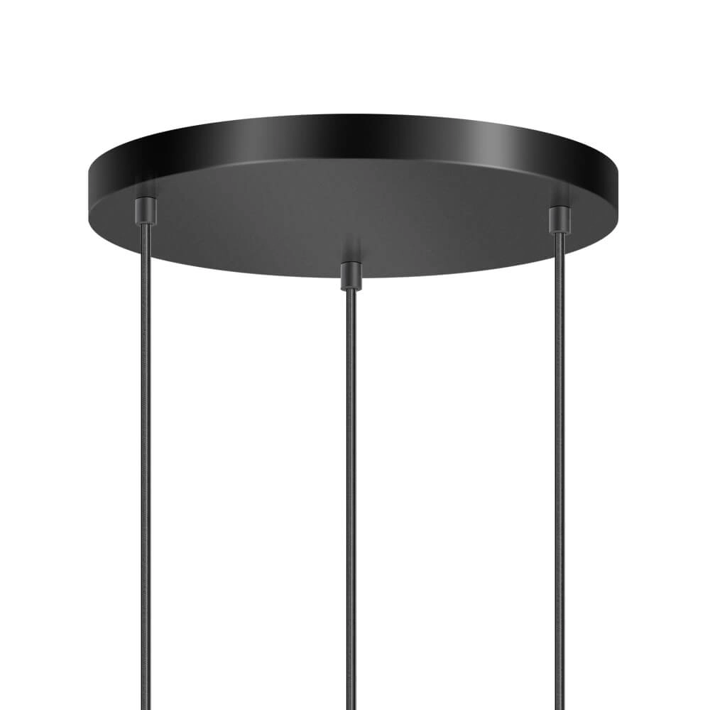 Lampe suspendue noire Drop avec de l'or ETH 8720195306504
