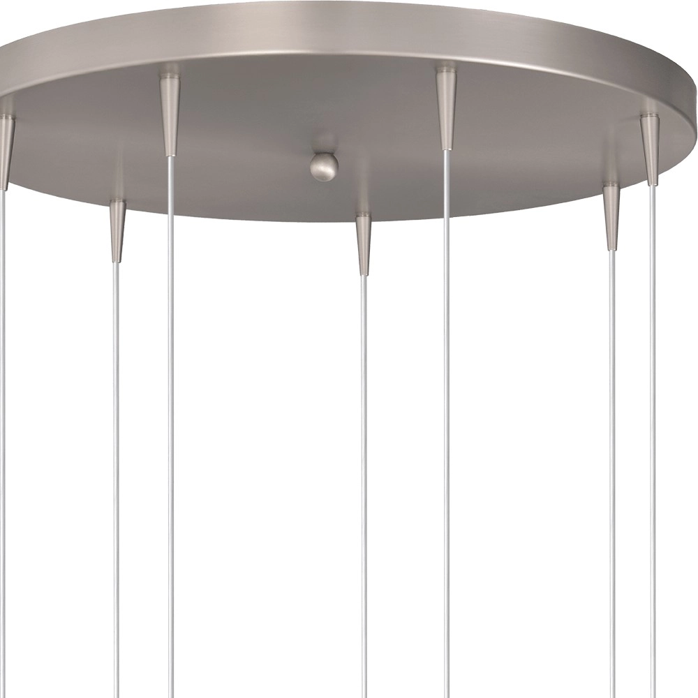 Lampe suspendue à 7 lampes Talana nickel Ø 50cm DTW Masterlight 8718121354002