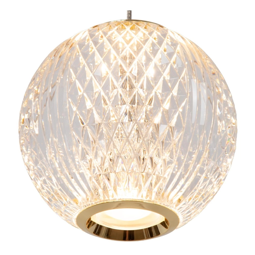 Lampe pendante dorée Cintra 5 lumières Lucide 5411212134400