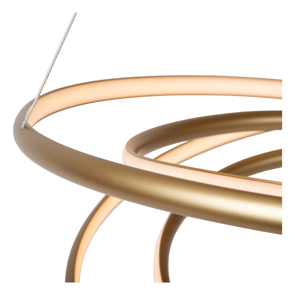 Lampe pendante de conception Sardana Ø 80 cm de boucle dorée Premium by Lucide 5411212520890