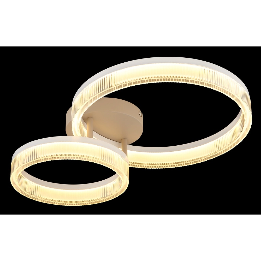 Plafonnier moderne Zara brun sable Globo 9007371573066