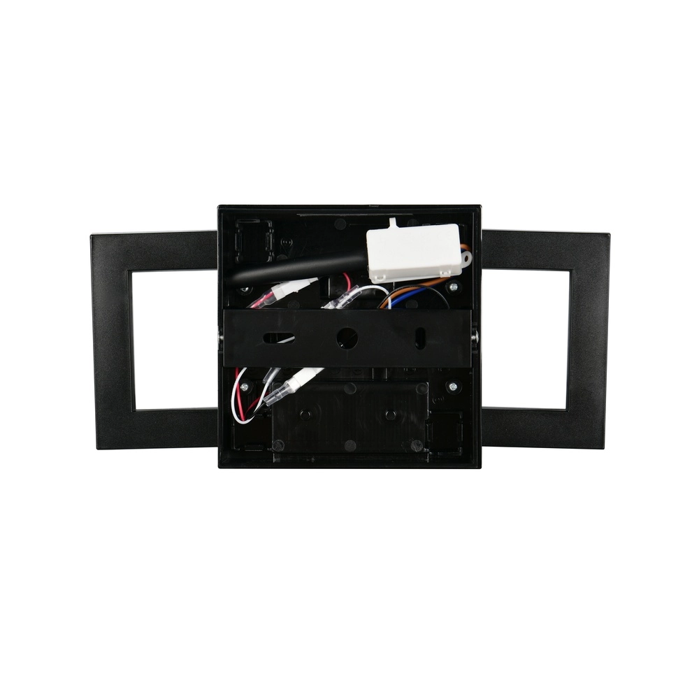 Lampe de plafond à design Cemi Carré noir Trio 4017807704310