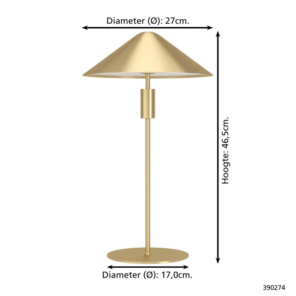 Table lamp Paraguay gold Stars of Light 9008606274277