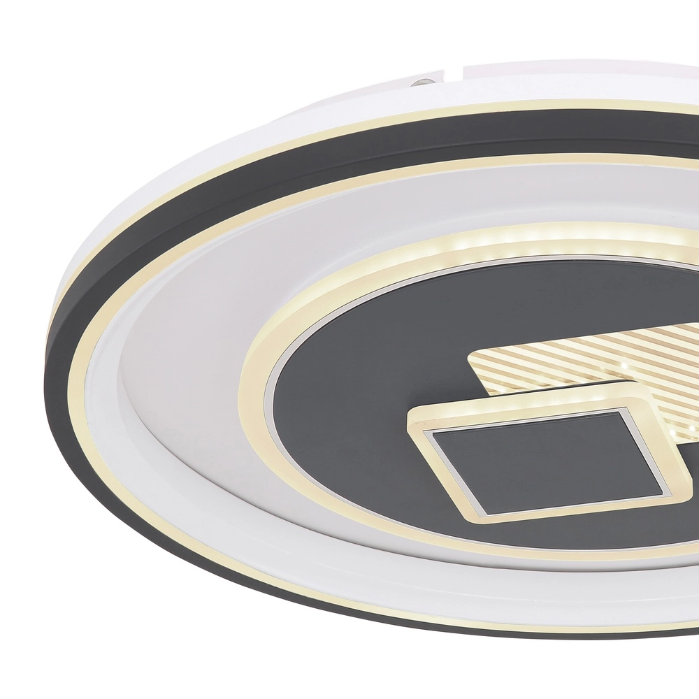 Lampe de plafond Sundi blanc avec noir Globo 9007371428915
