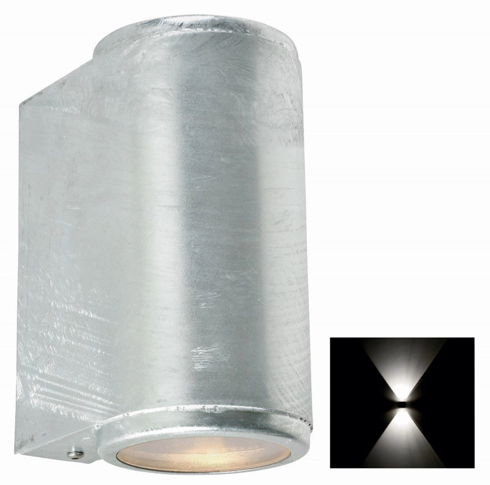 Spot murale Mandal Up-Down Gris zinc