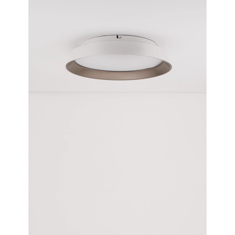 Plafonnier Vela blanc Ø 45cm Lyora 5212017431677
