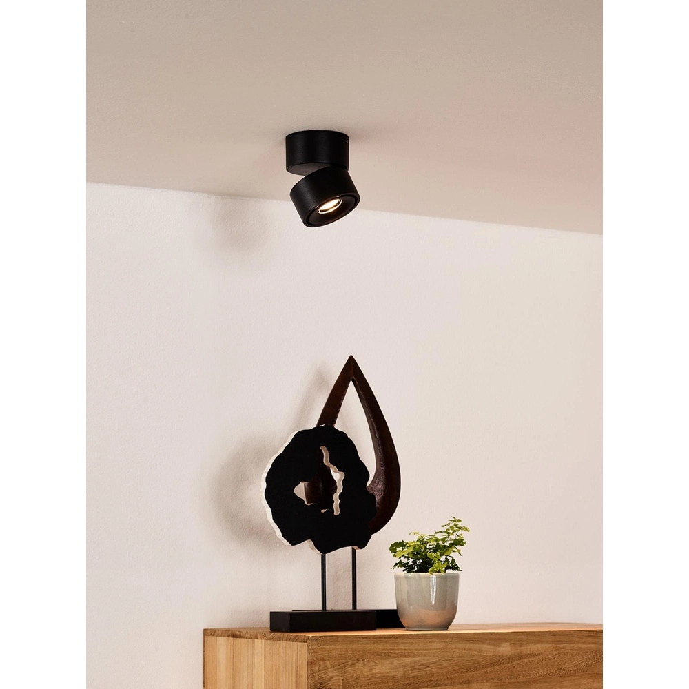 Projecteur de plafond Yumiko Noir simple Lucide 5411212351654