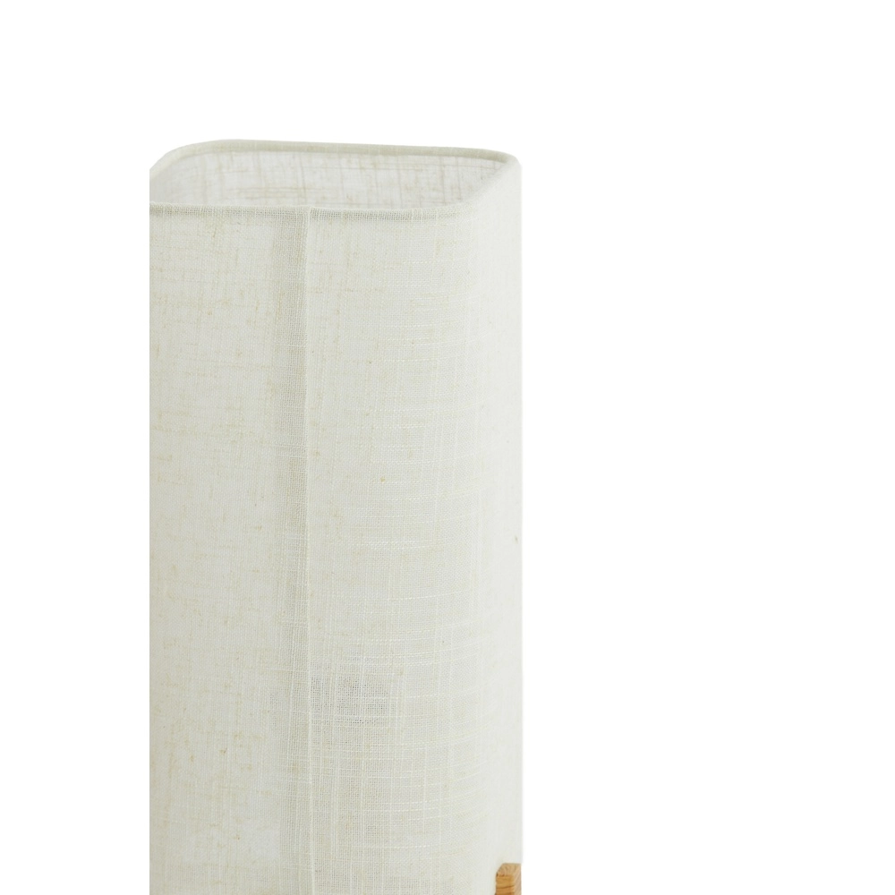 Lampe de table Wyn 39 cm - corde crème avec aspect bois Light & Living 8717807792541