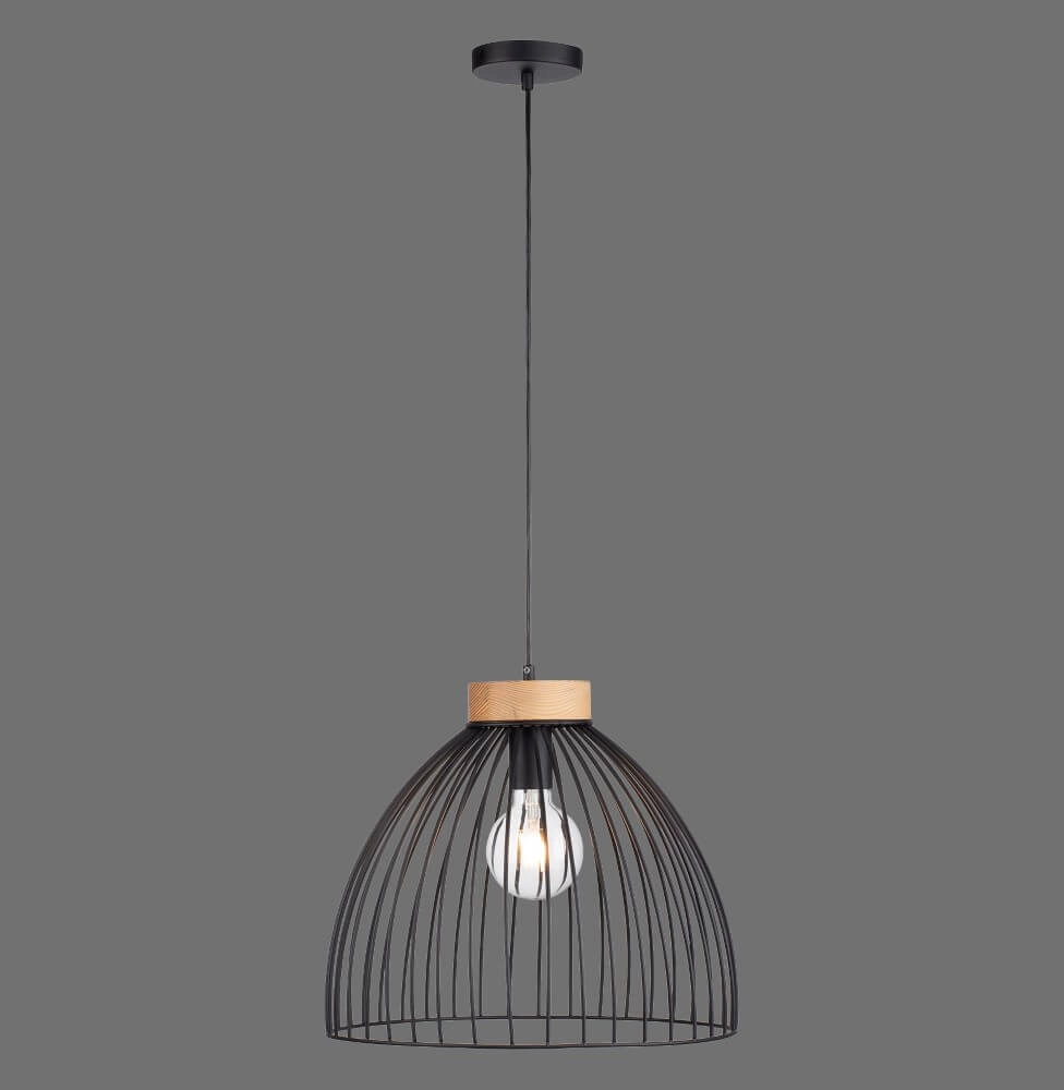 Lampe suspendue Lami noir Just Light 4043689982768