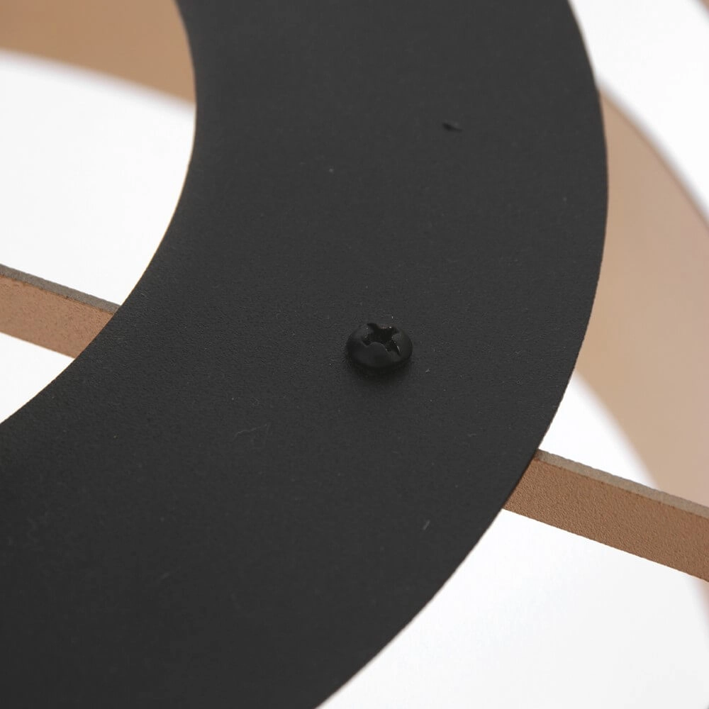 Lampe suspendue noire Flinter Ø 50 cm Steinhauer 8712746148640