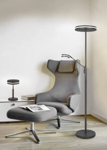 Lampe de table Franklin anthracite Trio 4017807510164