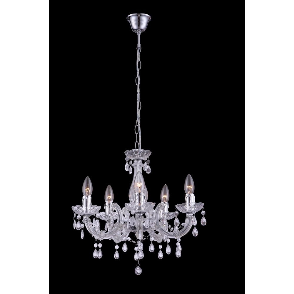 Chandelier Cuimbra Ii Chrome Globo 9007371250752