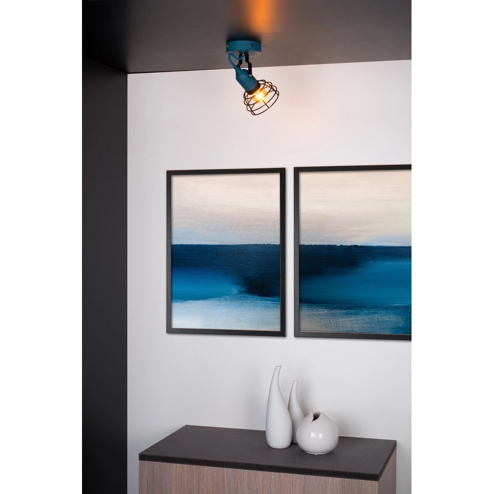 Lampe de plafond Pola bleu Lucide 5411212082992