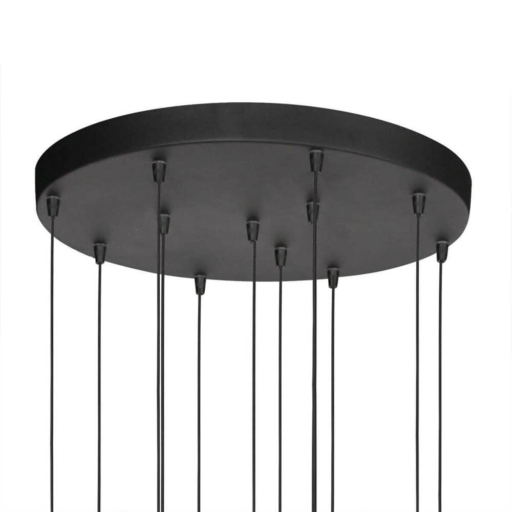 Suspension Vide Bollique Noir 12 lumières Steinhauer 8712746177930