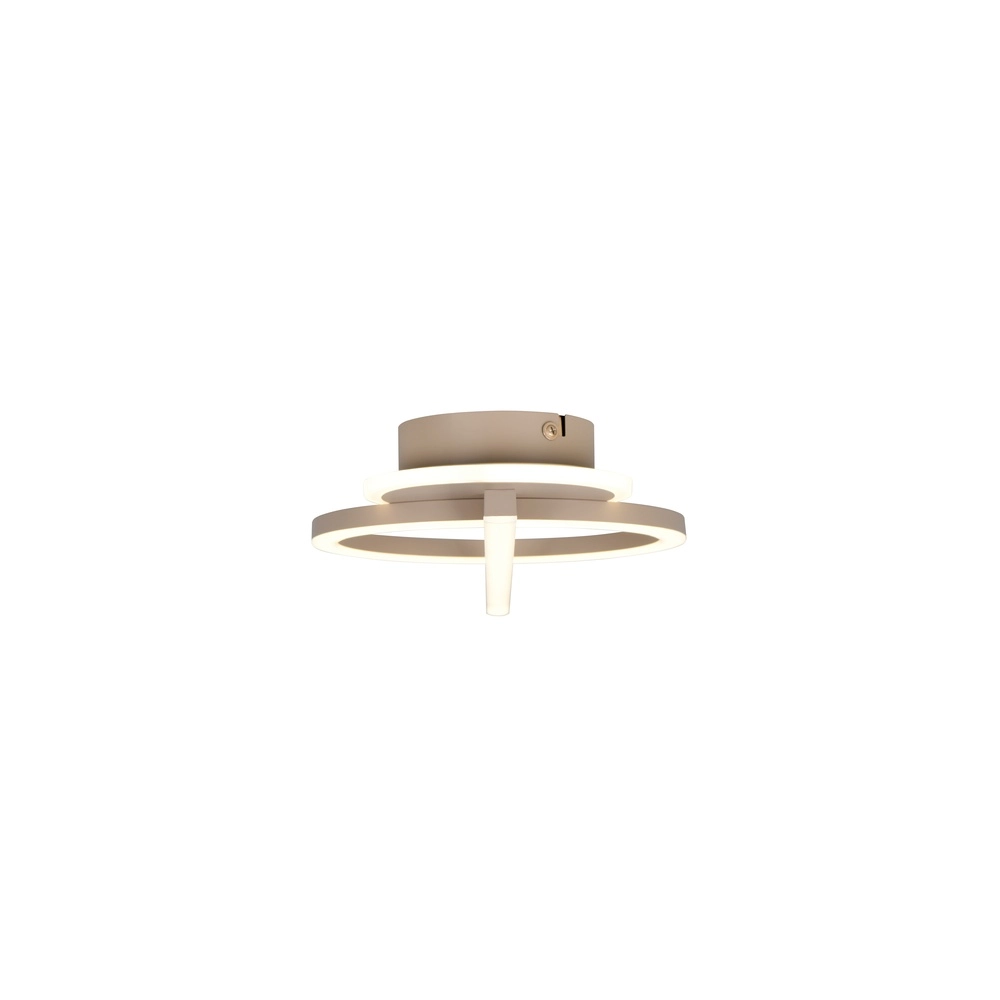 Lampe de plafond Welis Brun sable moderne Trio 4017807704440