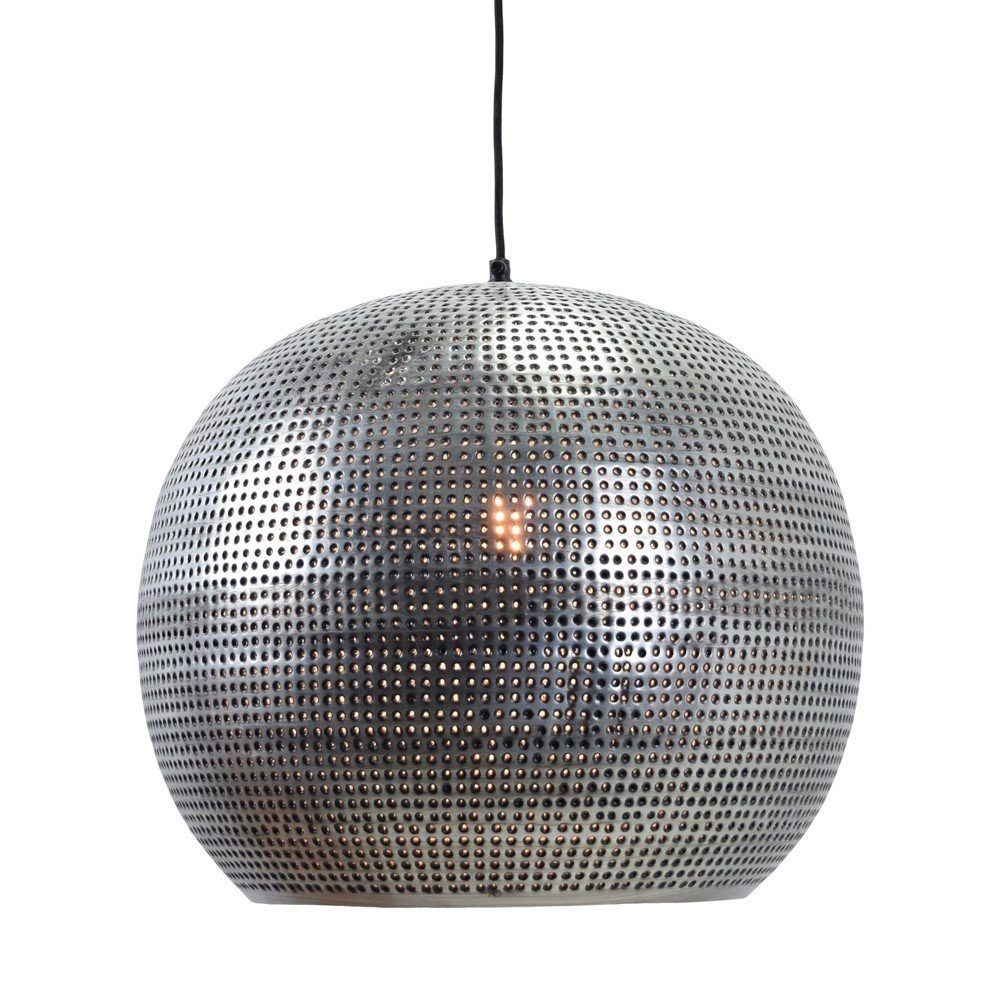 Lampe suspendue Spike XL Ø40 cm zinc