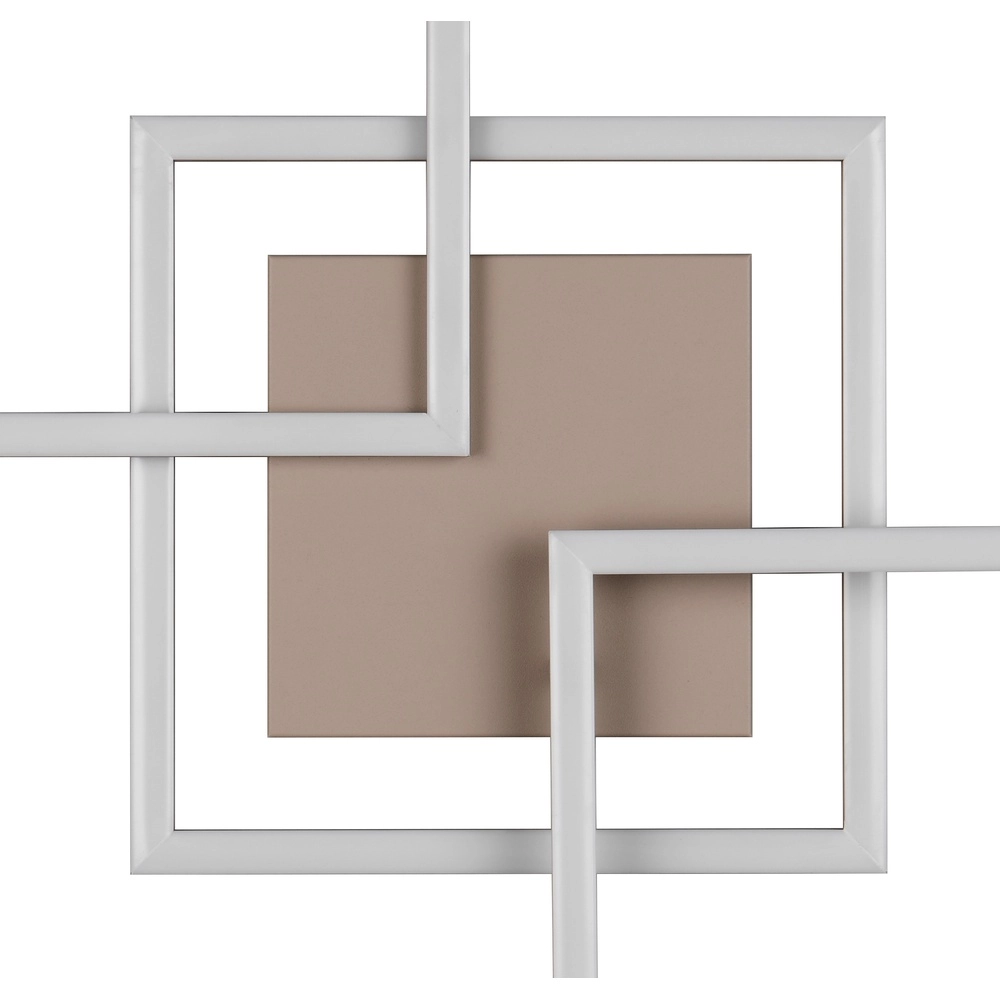 Lampe de plafond moderne Trail 74,5 cm brun sable Trio 4017807714180
