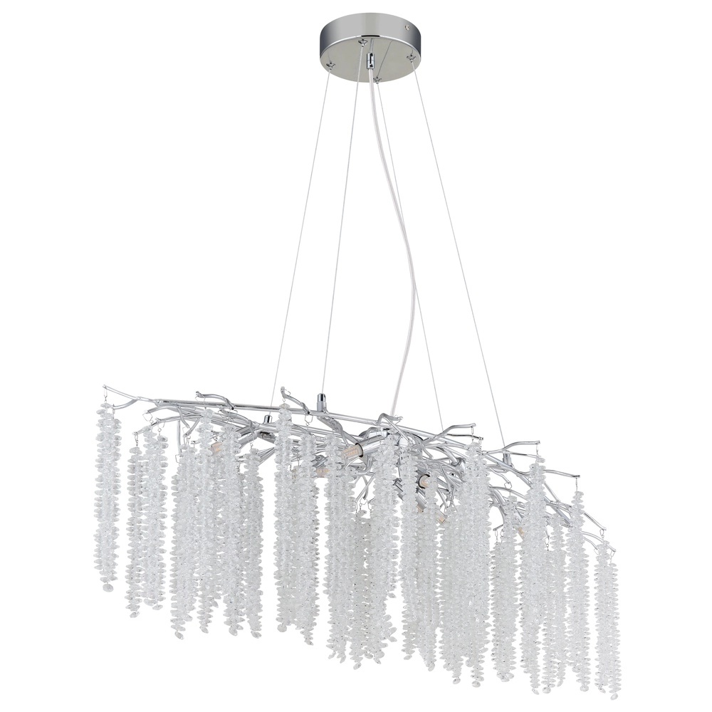 Lampe suspendue Laverne Ovale chromé Globo 9007371578153