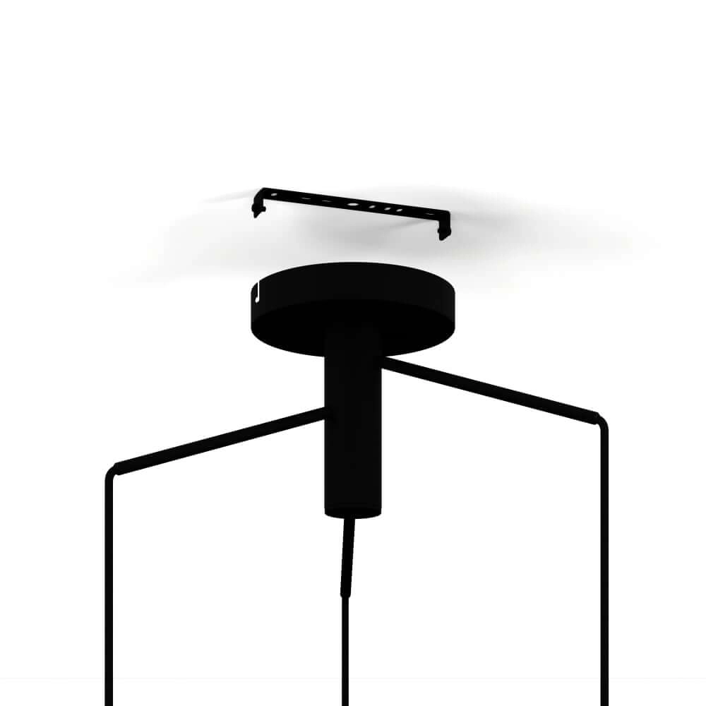 Lampe suspendue dorée Skoura loft - 3 lumières Stars of Light 9002759397586