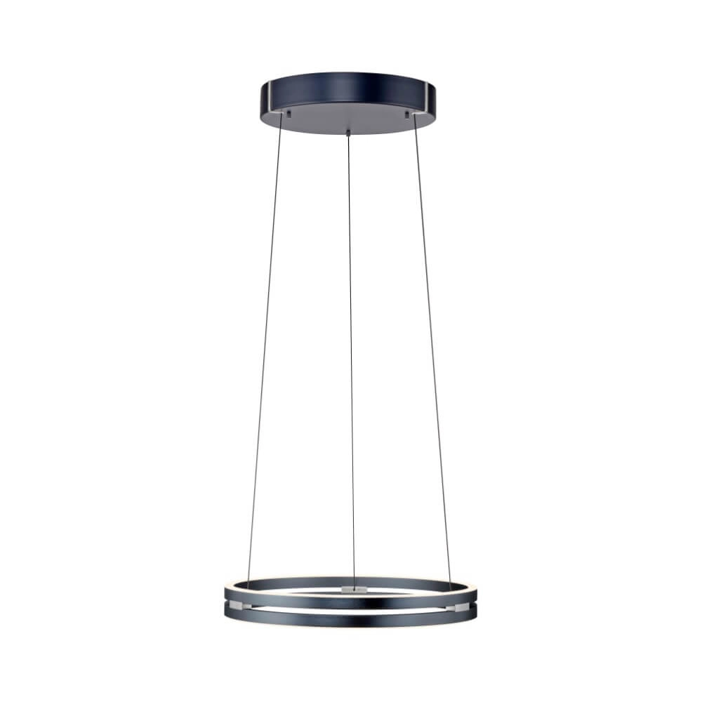 Lampe suspendue élégante Pure E-Loop gris Paul Neuhaus 4012248372258