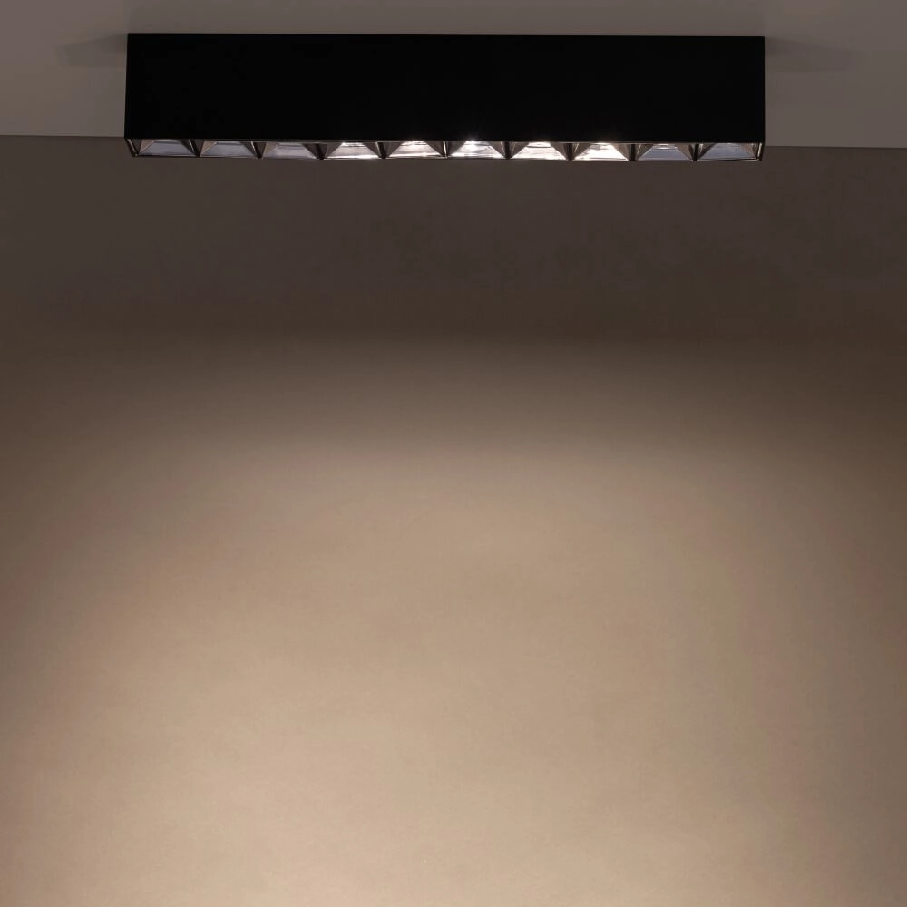 Spot en saillie noir Midi Led 10x1 LED - 3000K Lyora 5903139100564