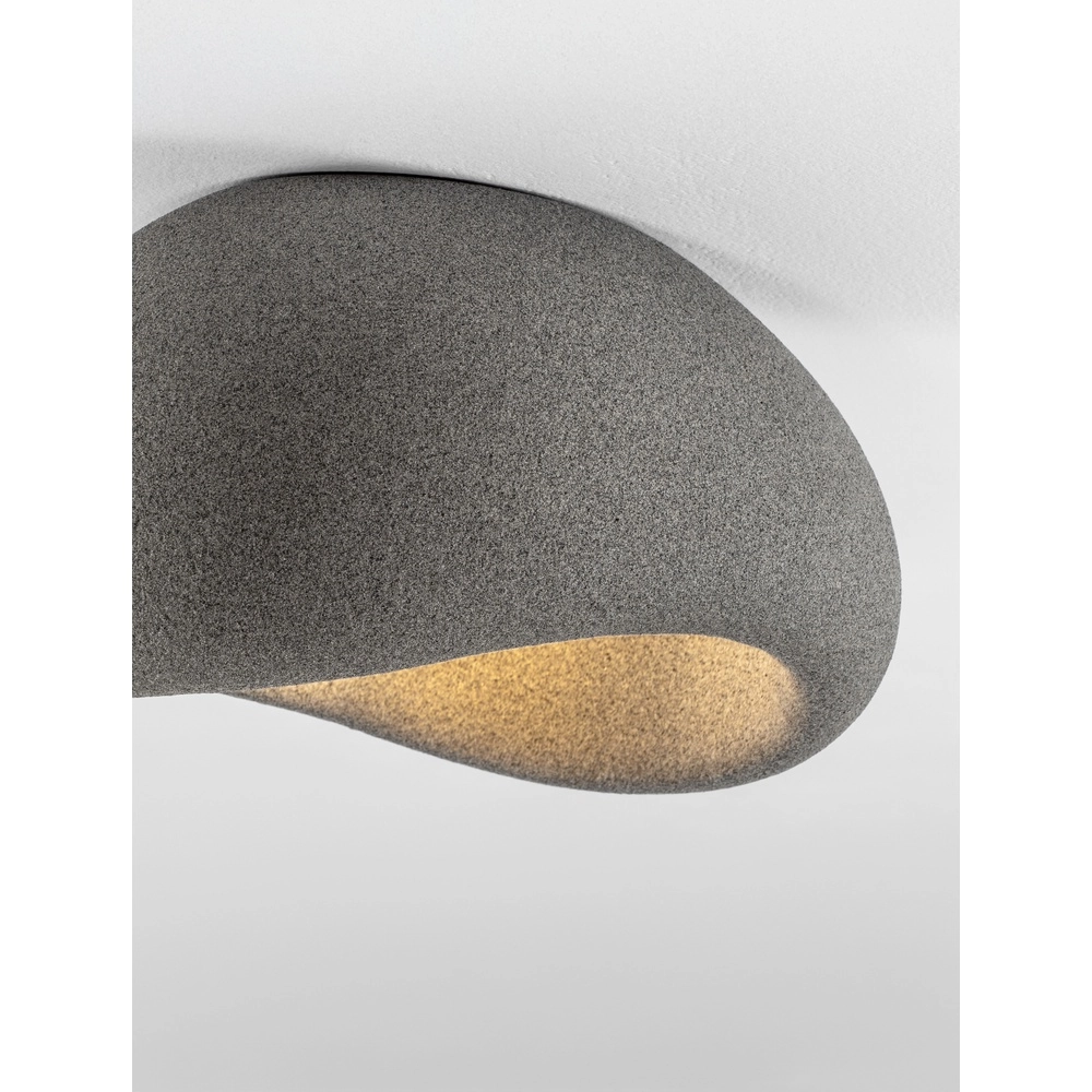 Plafonnier naturel Aere gris 40cm Lyora 5212017476753