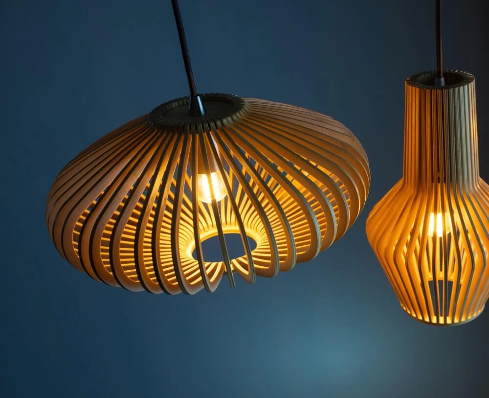 Lampe suspendue en bois Tess conception ETH 8720195307495