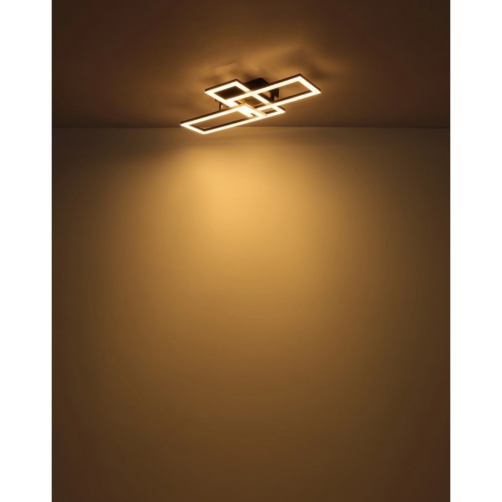 Lampe de plafond à design noir Sapena 61,4 x 34,1 cm Globo 9007371456390