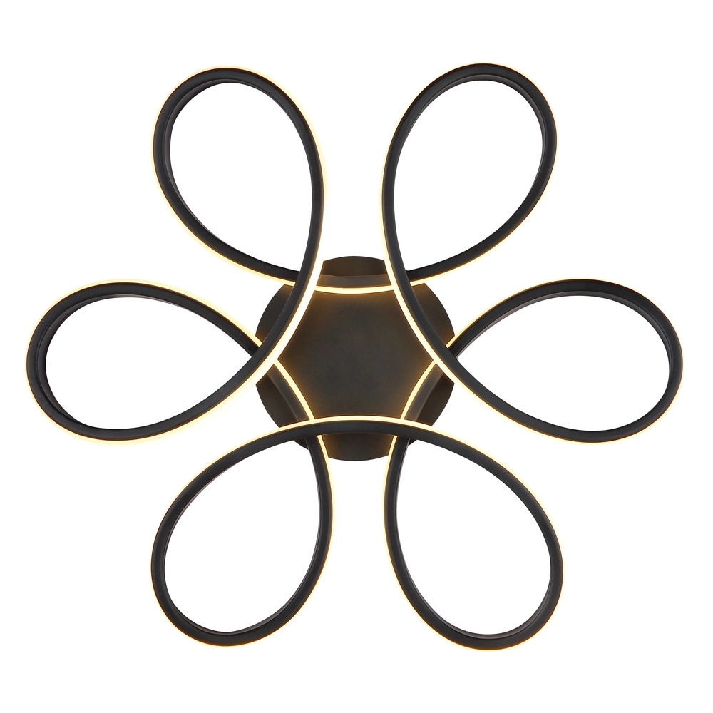 Lampe de plafond à design Orbita Noir Globo 9007371593309