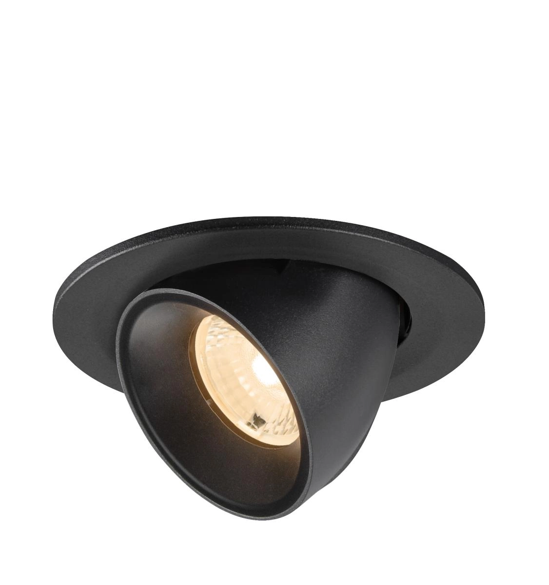 Spot encastré Numinos Gimble S noir 2700K - 40 deg