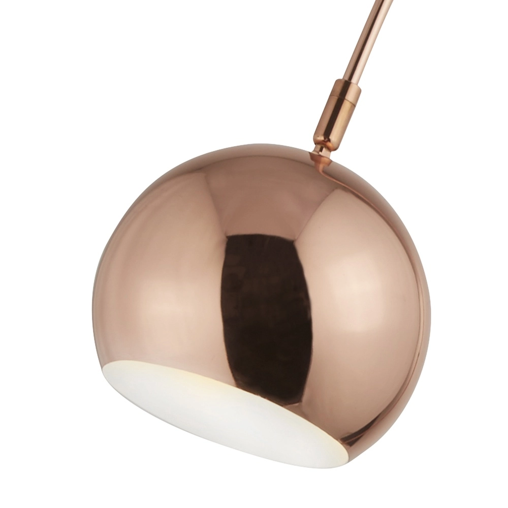 Lampe de pied Alana Cuivre avec base en marbre Searchlight 5,05342E+12