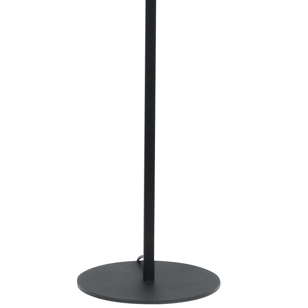 Lampadaire noir Venus 150cm avec abat-jour Fleur Masterlight 8718121206400