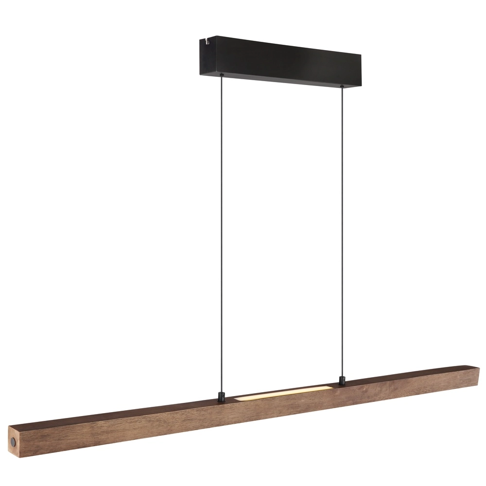 Lampe suspendue élégante Olivus bois 115 cm Globo 9007371455683
