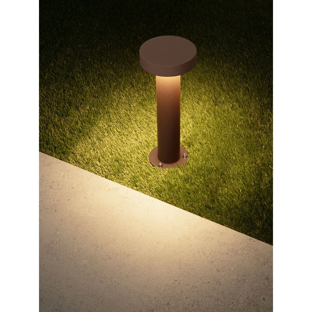 Lampe de jardin de Desing Gong brun rouille 30cm - 3000K Lyora 5212017496218