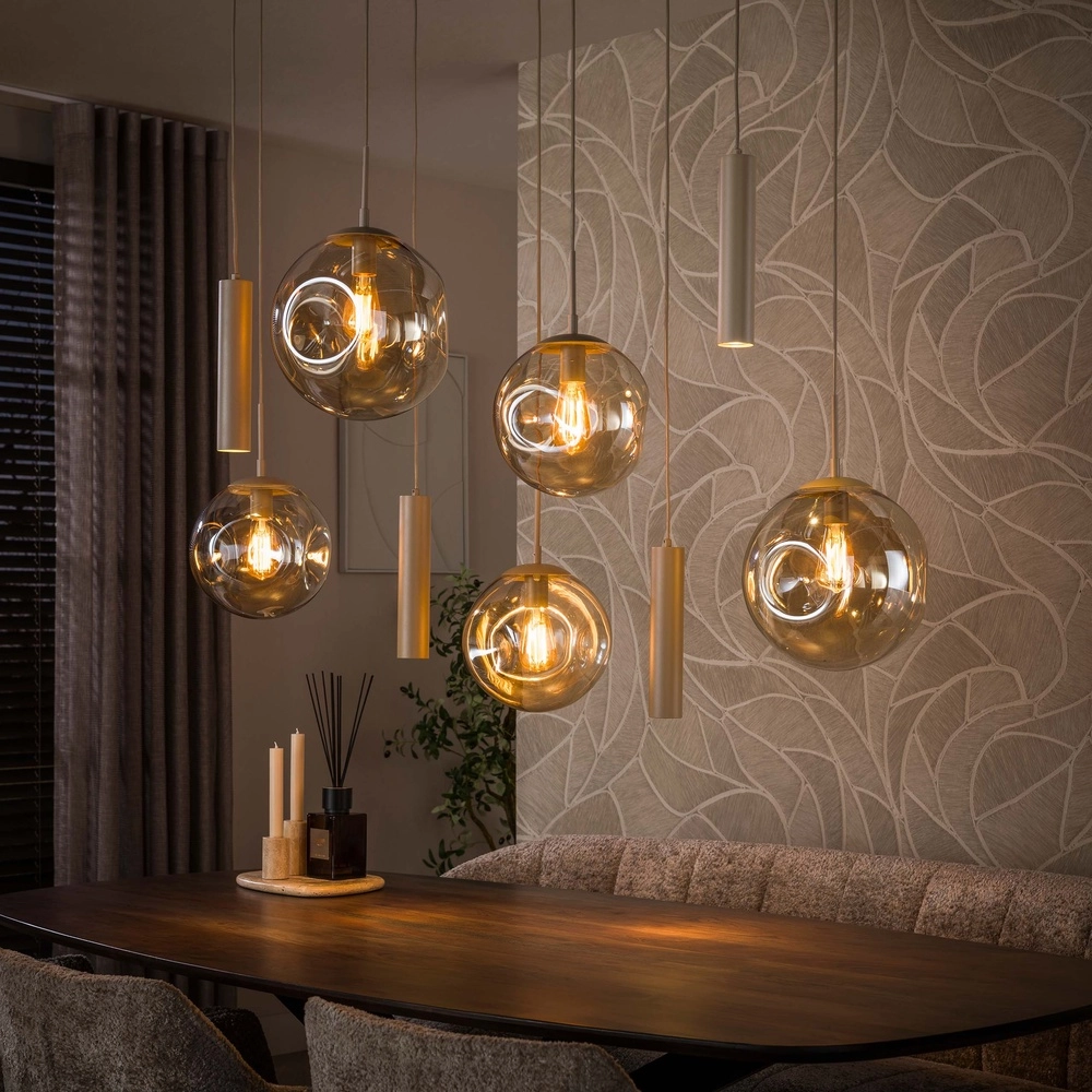 Lampe de plafond à design Stellar Sienna Brown
