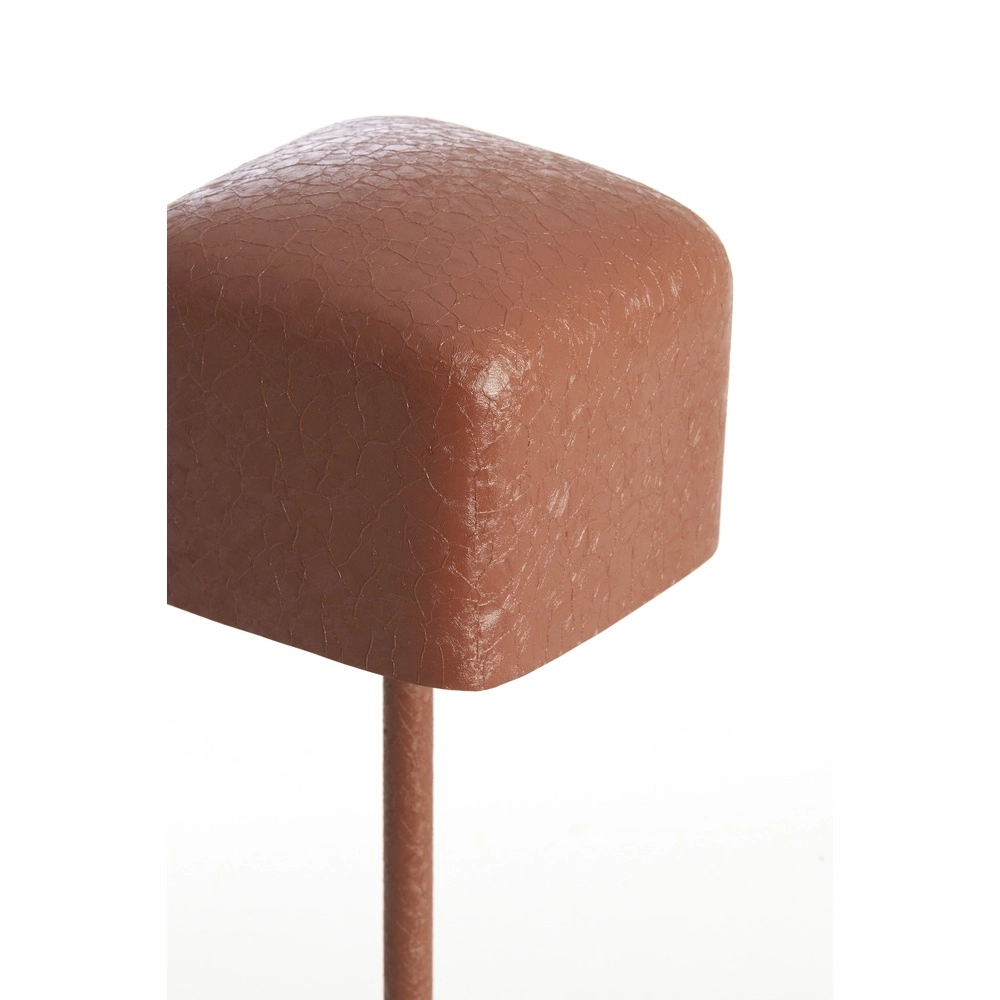 Lampe de chevet Elenie 15x15cm - orange foncé mat Light & Living 8717807818814