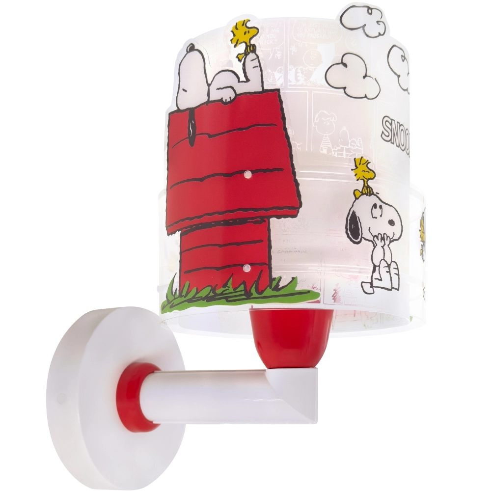 Applique murale Snoopy blanc avec rouge Dalber 8420406763095