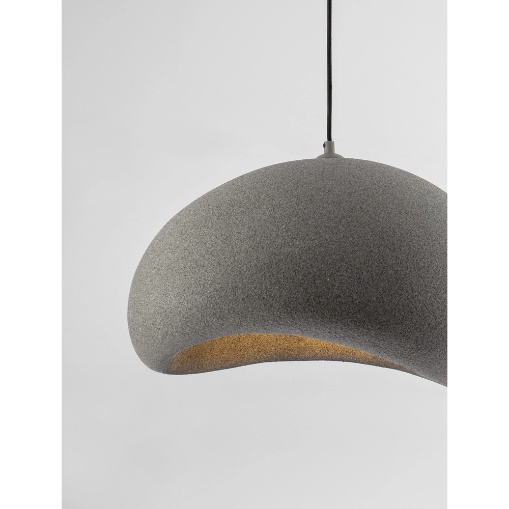 Suspension naturelle Aere gris 50cm Lyora 5212017476715