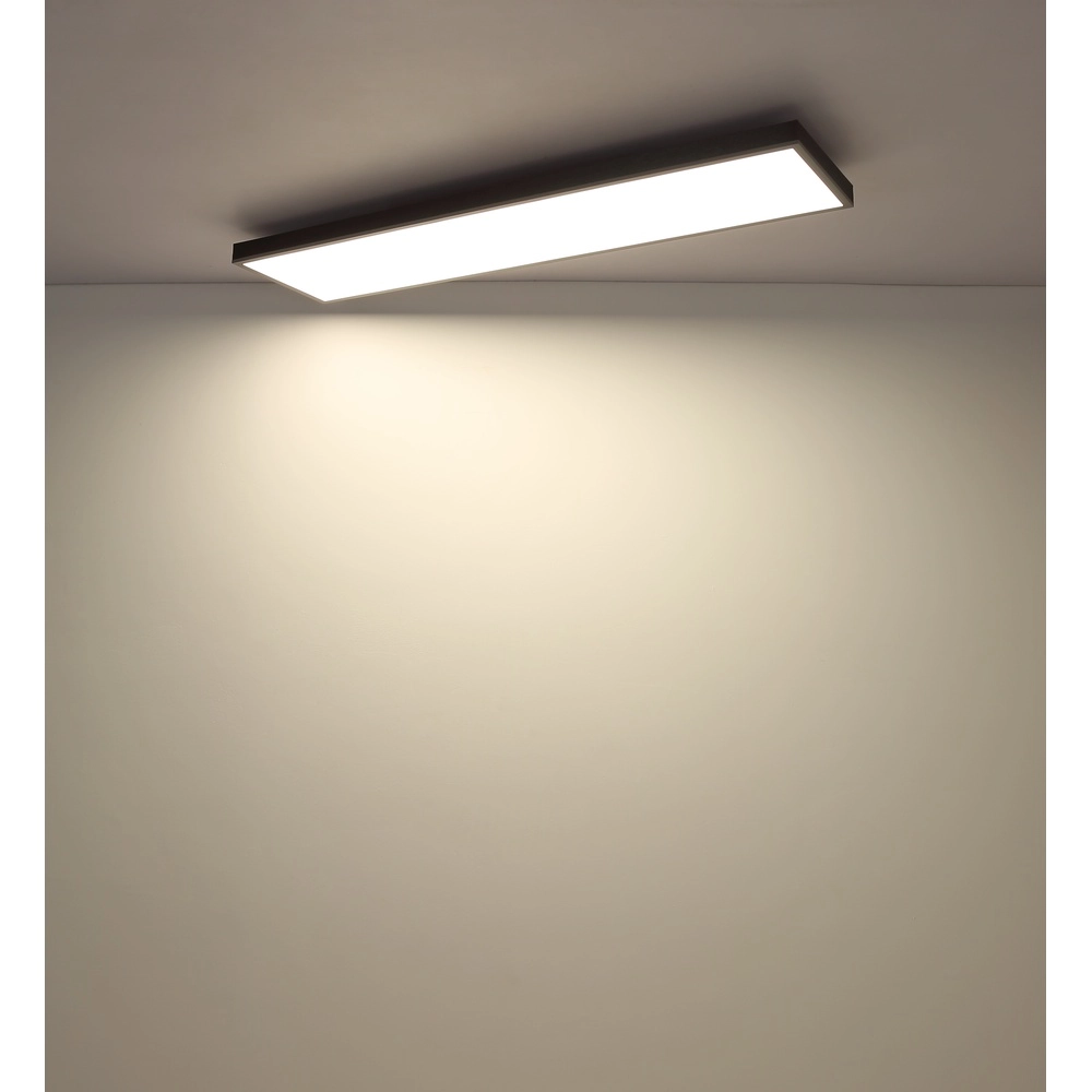 Lampe de plafond à design Doro 120 cm gris argenté Globo 9007371531547