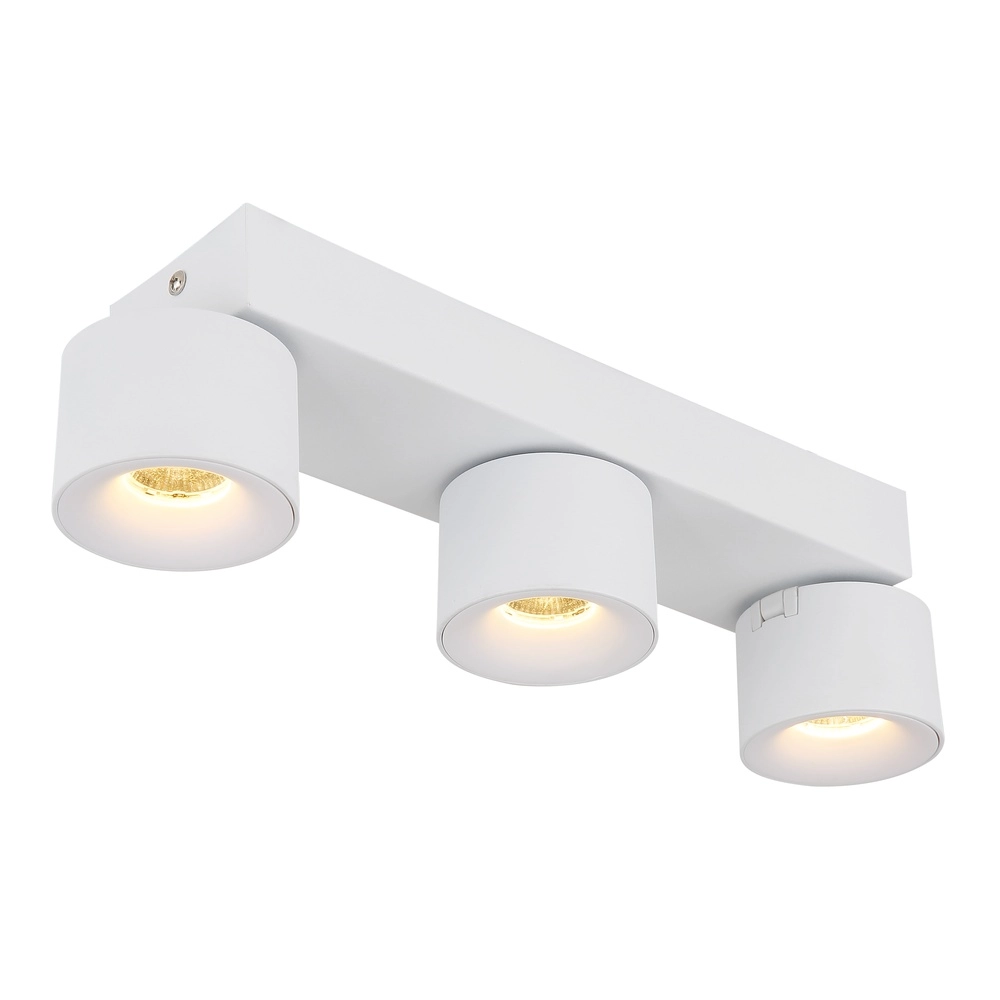 Lampe de plafond élégante Rae Blanc à 3 lumières Globo 9007371453641