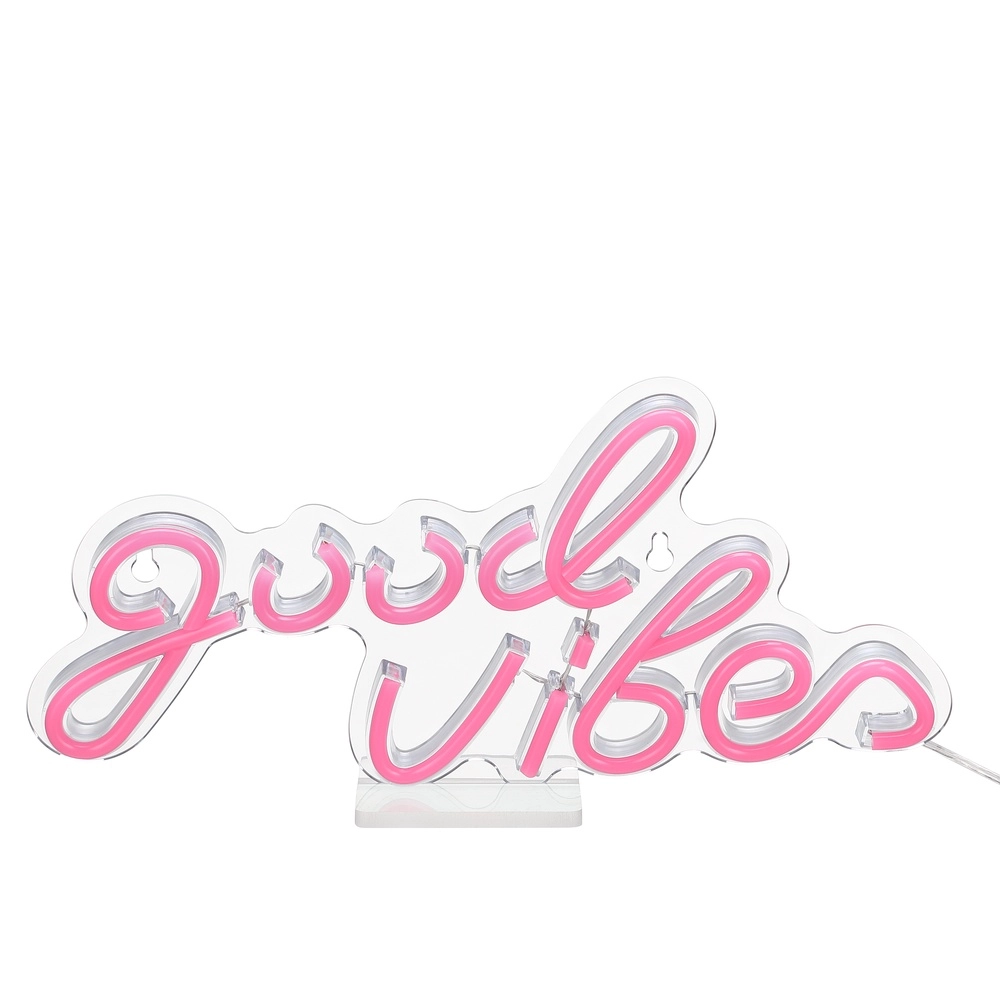 Lampe murale au néon Neon-Tales « Bonnes vibrations » Brilliant 4004353476914