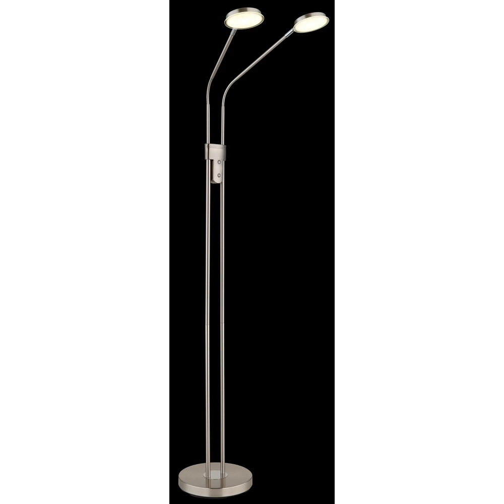 Lampe de lecture double Silvio nickel Globo 9007371592364