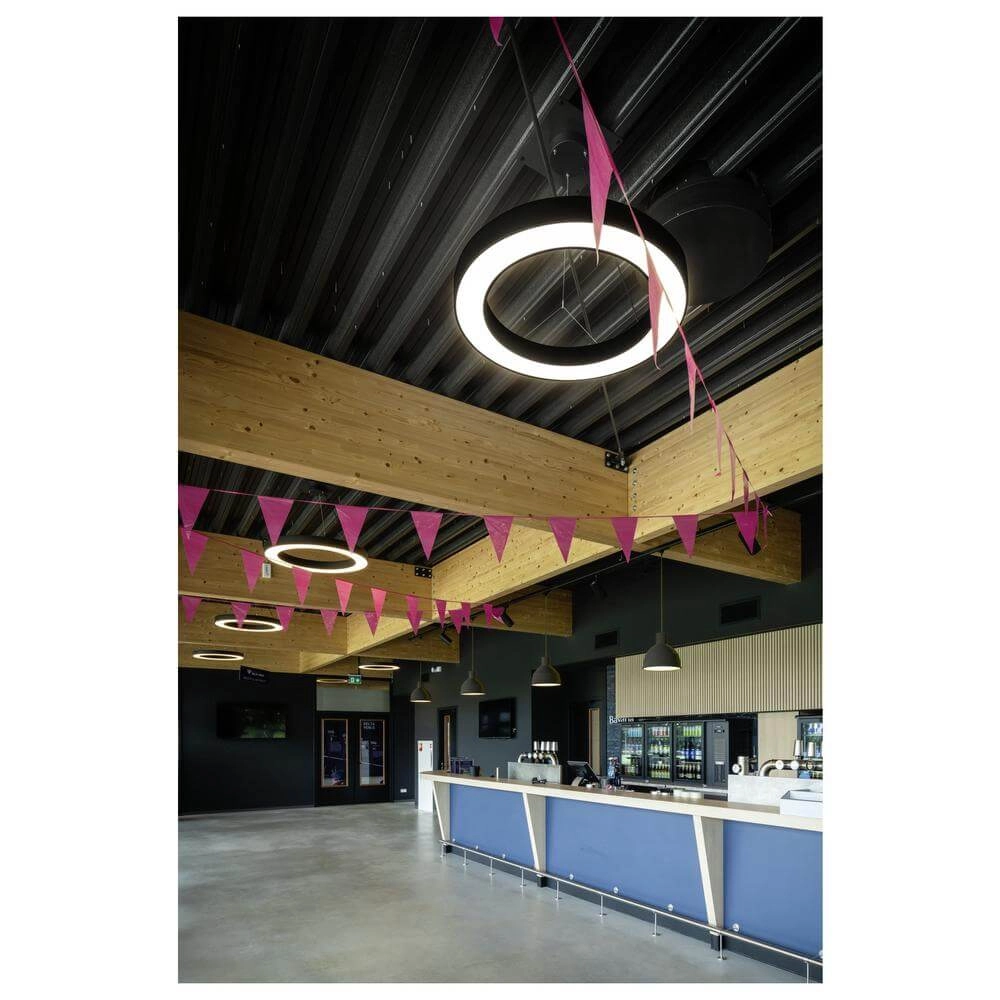 Suspension noire Medo Ring 90 Ø 90cm SLV 4024163298049