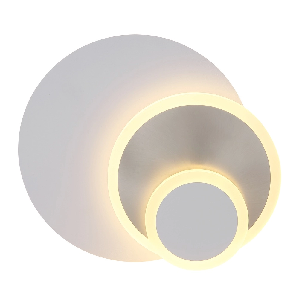 Lampe murale blanche Odonell avec du bois Globo 9007371569410