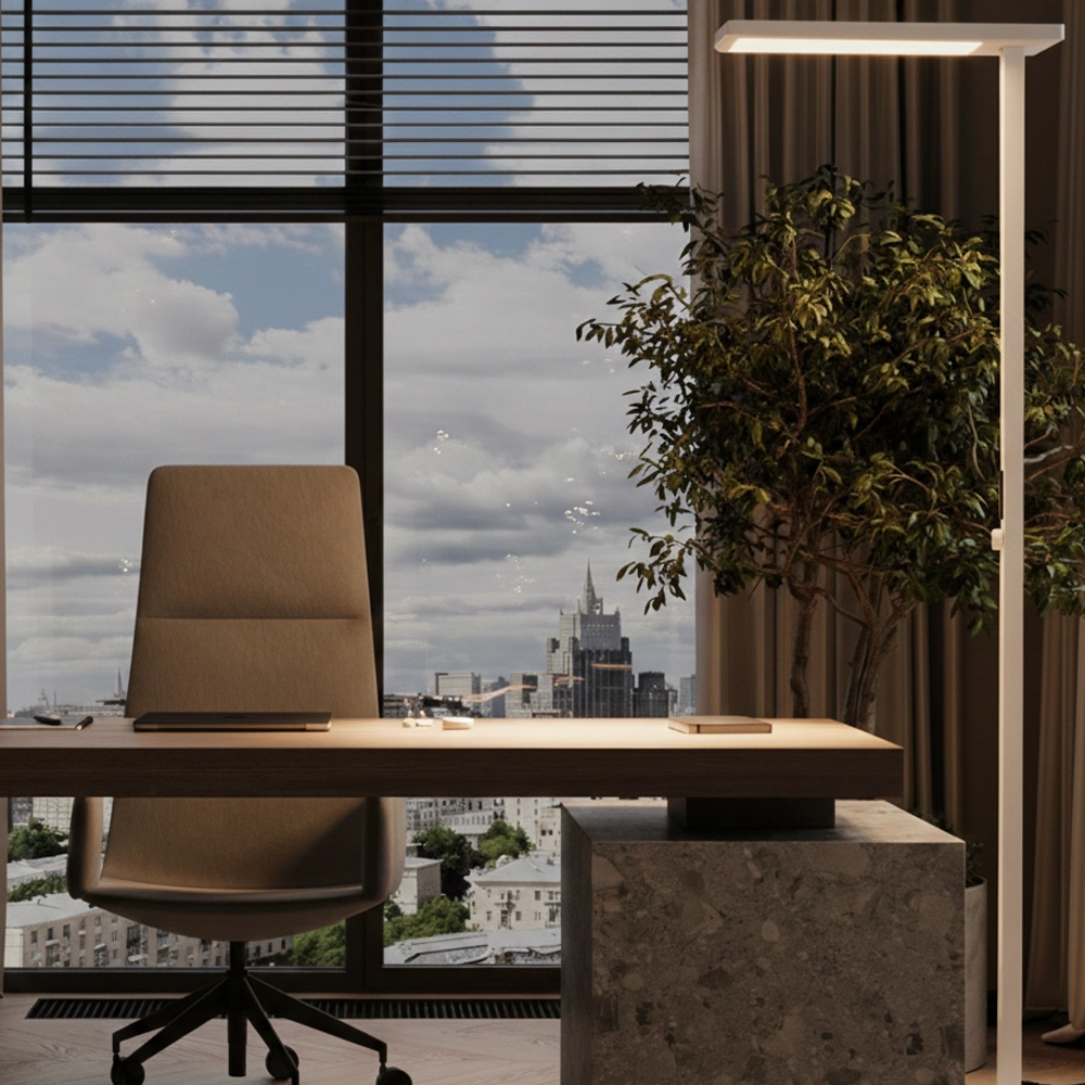 Lampadaire blanc Biolight anti-UV