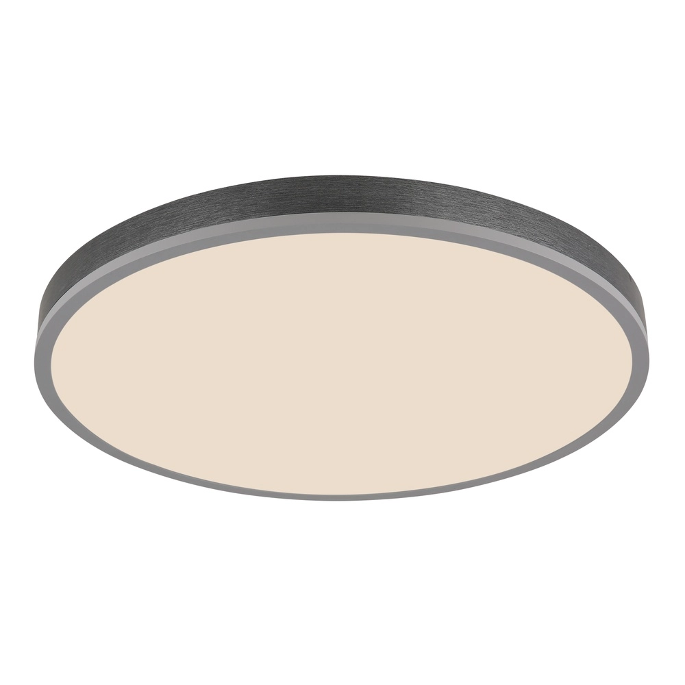 Lampe de plafond à design Doro Ø 60 cm gris argenté